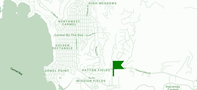 Map of Carmel, California, office location